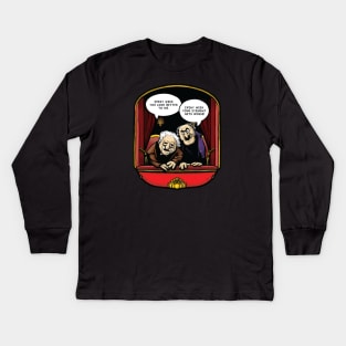 Statler and Waldorf (Eyesight) Kids Long Sleeve T-Shirt